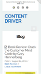 Mobile Screenshot of contentdriver.com