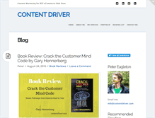 Tablet Screenshot of contentdriver.com